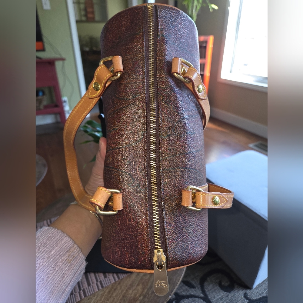 Etro Milano Small Barrel Satchel - Picture 9 of 9